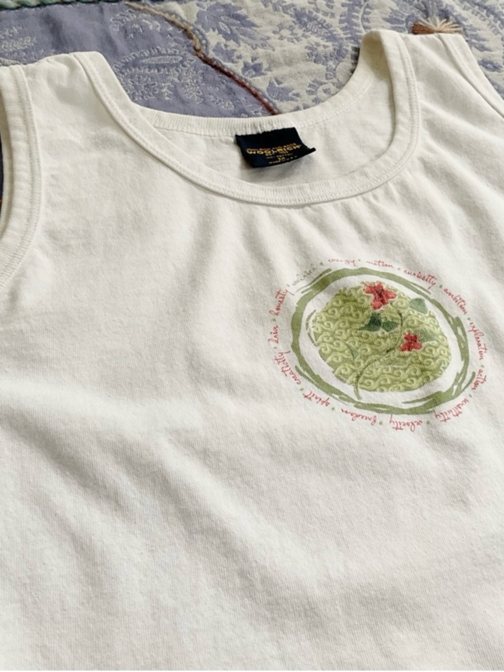Vintage 90s Woolrich USA Floral Heritage Graphic Tank Made in USA Medium - Picture 3 of 11